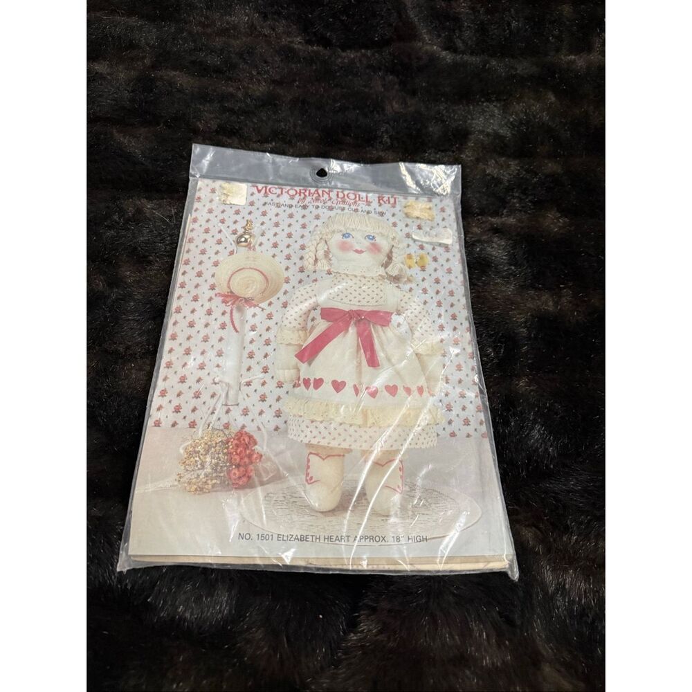Victorian Doll Kit By Nicole Creations No 1501 Elizabeth Heart 18" High 1985